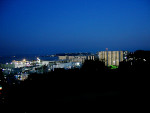 北の町の公園（横須賀市 平和中央公園）の夜景